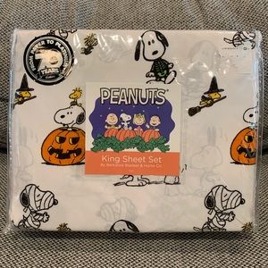 KING Peanuts Halloween Sheets